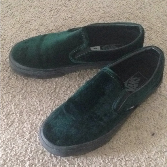 green velvet vans